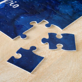 Puzzle Scorpio Zodiac Constellation Bleu Galaxie Monogram (Côté)