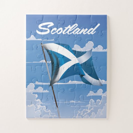 Puzzle Scotland Saltire (Vertical)