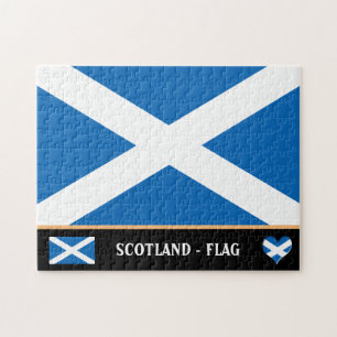 Puzzle Scottish Flag & Scottish Country / Scottish Scotla