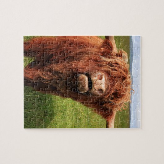Puzzle Scottish Highland Cattle (Horizontal)