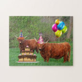 Puzzle Scottish Highland Steer (Horizontal)