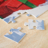 Puzzle Scottish Terrier coule la neige avec le Casquette  (Côté)