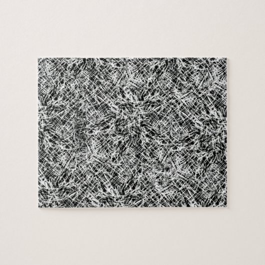 Puzzle Scribbles Noir Et Blanc (Horizontal)