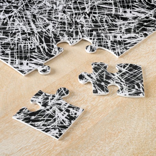 Puzzle Scribbles Noir Et Blanc (Côté)