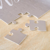 Puzzle Script de calligraphie moderne Famille photo compl (Côté)