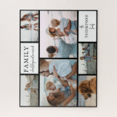 Puzzle Script de photo de famille en collage simple moder (Vertical)