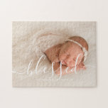 Puzzle Script élégant Ajouter votre propre photo<br><div class="desc">Beau design photo personnalisé.</div>