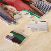 Puzzle Script moderne FAMILLE 16 Photo Collage de votre c (Côté)