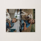 Puzzle Script moderne Texte Animaux de compagnie Photo No (Horizontal)