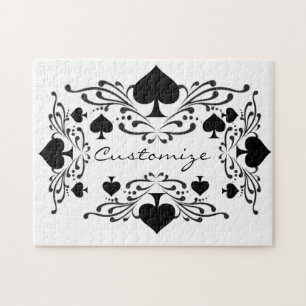 Puzzle Scroll de style tatouage Black Spades Thunder_Cove