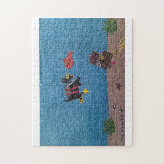 PUZZLE SCUBA SCOTTIE (Vertical)