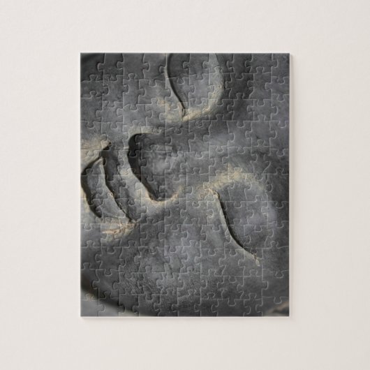 Puzzle Sculpture de pierre douce du visage de Bouddha (Vertical)