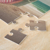 Puzzle Sculpture de requin sur la plage (Côté)