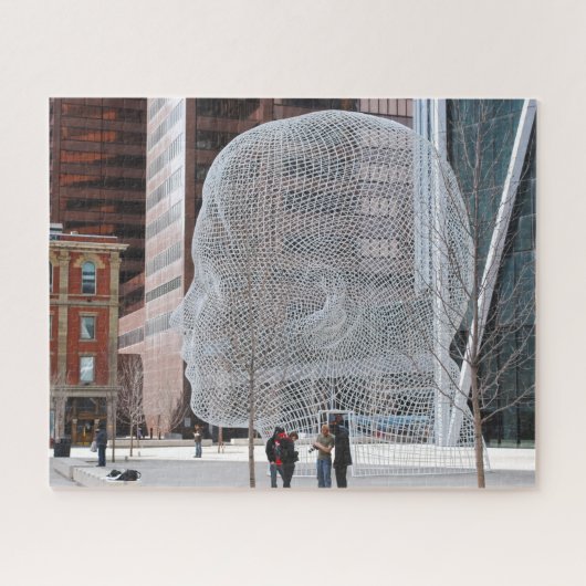 Puzzle Sculpture de rue Calgary. (Horizontal)
