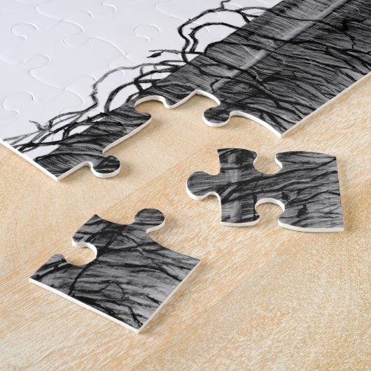 Puzzle Sculpture du château Crayon Art (Côté)