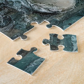 Puzzle Sculpture du profil d'une femme Patina (Côté)