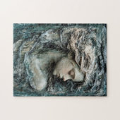 Puzzle Sculpture du profil d'une femme Patina (Horizontal)