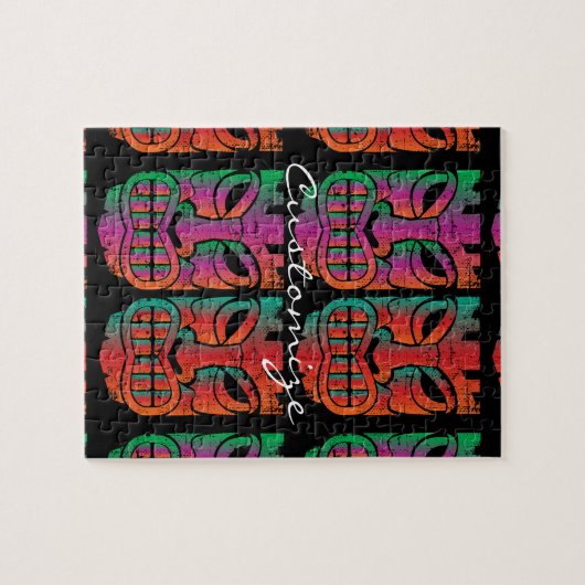 Puzzle Sculpture jumelle Thunder_Cove en Tiki (Horizontal)