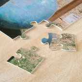 Puzzle Sculpture Moderne Grand Bouddha En Biot France (Côté)