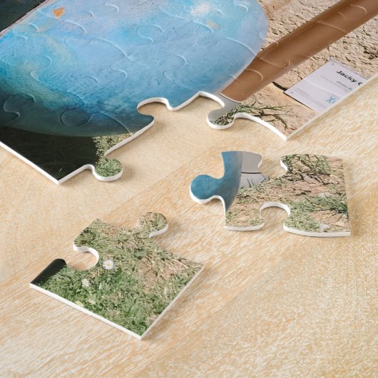 Puzzle Sculpture Moderne Grand Bouddha En Biot France (Côté)