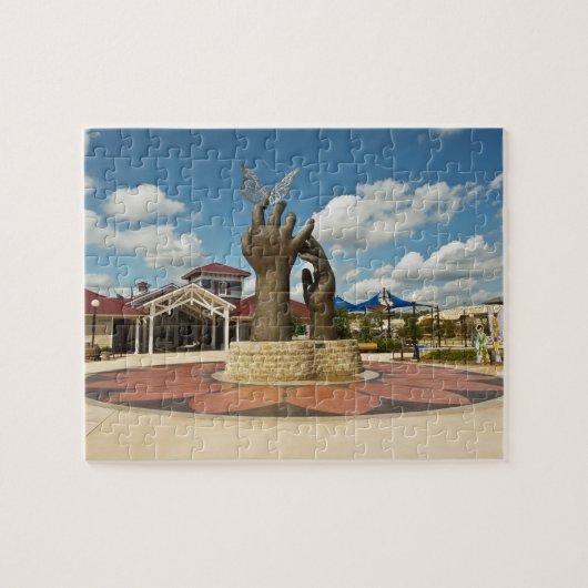 Puzzle Sculpture Taking Flight (Horizontal)