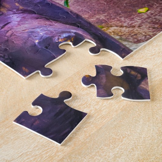 Puzzle Sculptures en bois Singapour. (Côté)