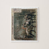 Puzzle "Se battent en duel dans la neige", l'affiche pour (Vertical)