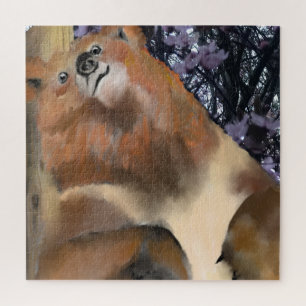 Puzzle Se blottir contre un ours