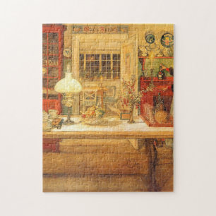 Puzzle Se Préparer Pour Un Jeu De Cartes Par Carl Larsson