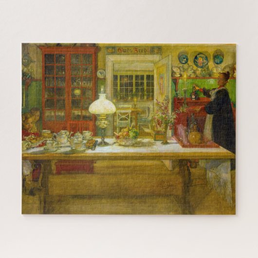 Puzzle Se préparer pour un jeu par Carl Larsson (Horizontal)
