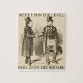 Puzzle Se réunir de maçons (Vertical)