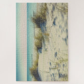 Puzzle Sea Grass et dunes de sable sur la plage (Vertical)