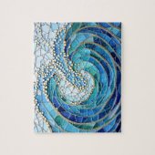 Puzzle Sea of Waves Mosaic Art (Vertical)