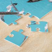 Puzzle Seagulles Volant Sky Ocean Thème de mer (Côté)