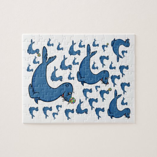 Puzzle Seal Jigsaw (Horizontal)