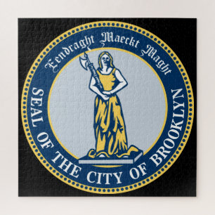 Puzzle Seal of Brooklyn (Borough in New York City)