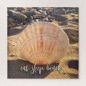 Puzzle Seashell Beach Photo Manger Sleep Beach Côte (Vertical)