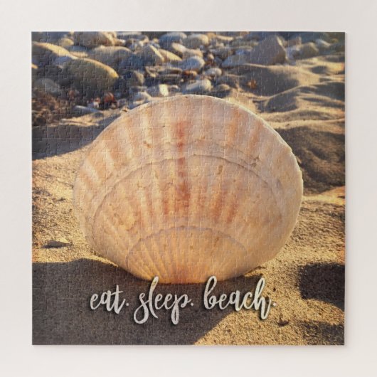 Puzzle Seashell Beach Photo Manger Sleep Beach Côte (Vertical)