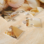 Puzzle Seashell texturé arrière - plan de plage d'été. (Côté)