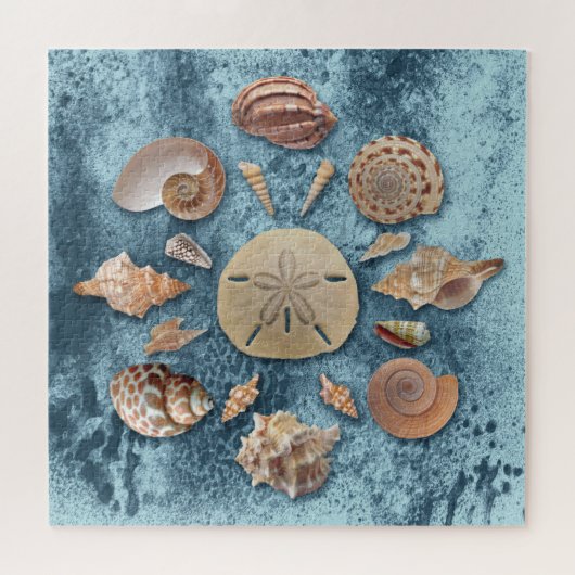Puzzle Seashells Collection Mandala (Horizontal)