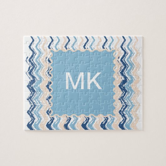 Puzzle Seashore Scribble ZigZag (Horizontal)