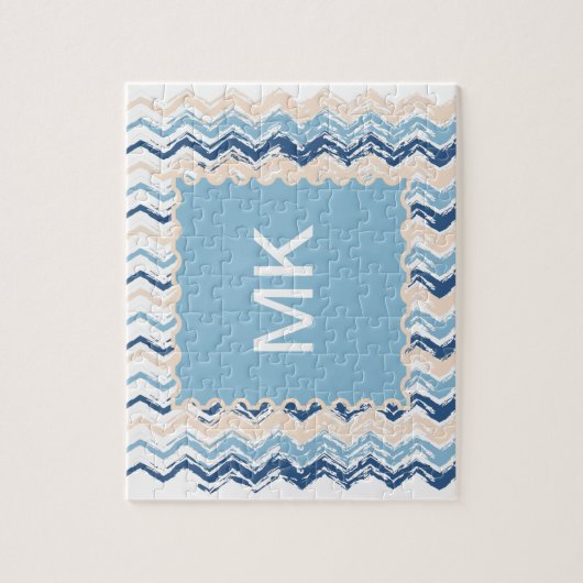 Puzzle Seashore Scribble ZigZag (Vertical)