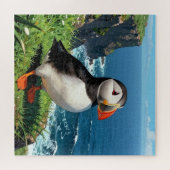 Puzzle Seaside Puffin Illustration (Horizontal)
