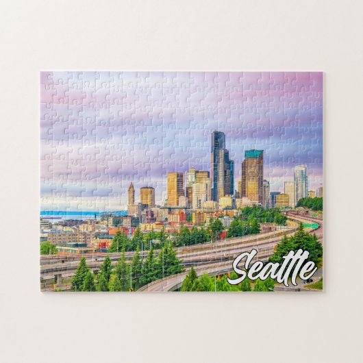 Puzzle Seattle, Washington, États-Unis (Horizontal)
