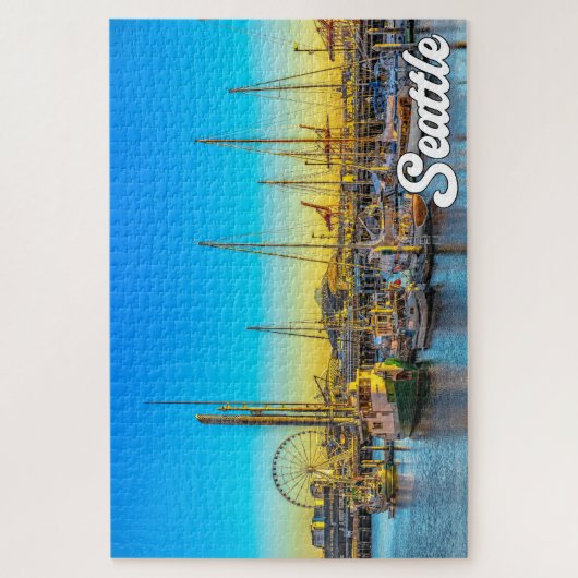 Puzzle Seattle, Washington, États-Unis (Vertical)