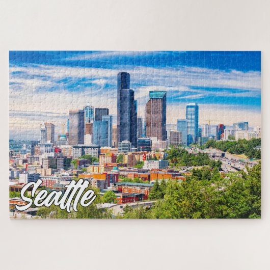 Puzzle Seattle, Washington, États-Unis (Horizontal)