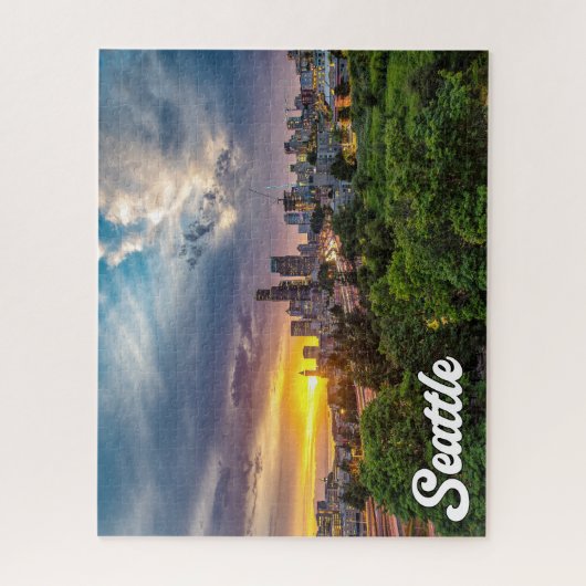 Puzzle Seattle, Washington, États-Unis (Vertical)