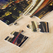 Puzzle Seattle, Washington Skyline la nuit (Côté)