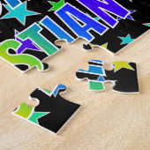 Puzzle "SEBASTIEN" Prénom, Amusant "HEUREUX ANNIVERSAIRE" (Côté)