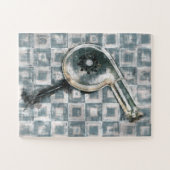 Puzzle Sèche-souffle Coiffeur Salon Peinture (Horizontal)